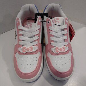 Hello Kitty by Sanrio Casual Court Sneaker Women's Size 7 Lace Up Style  NWT